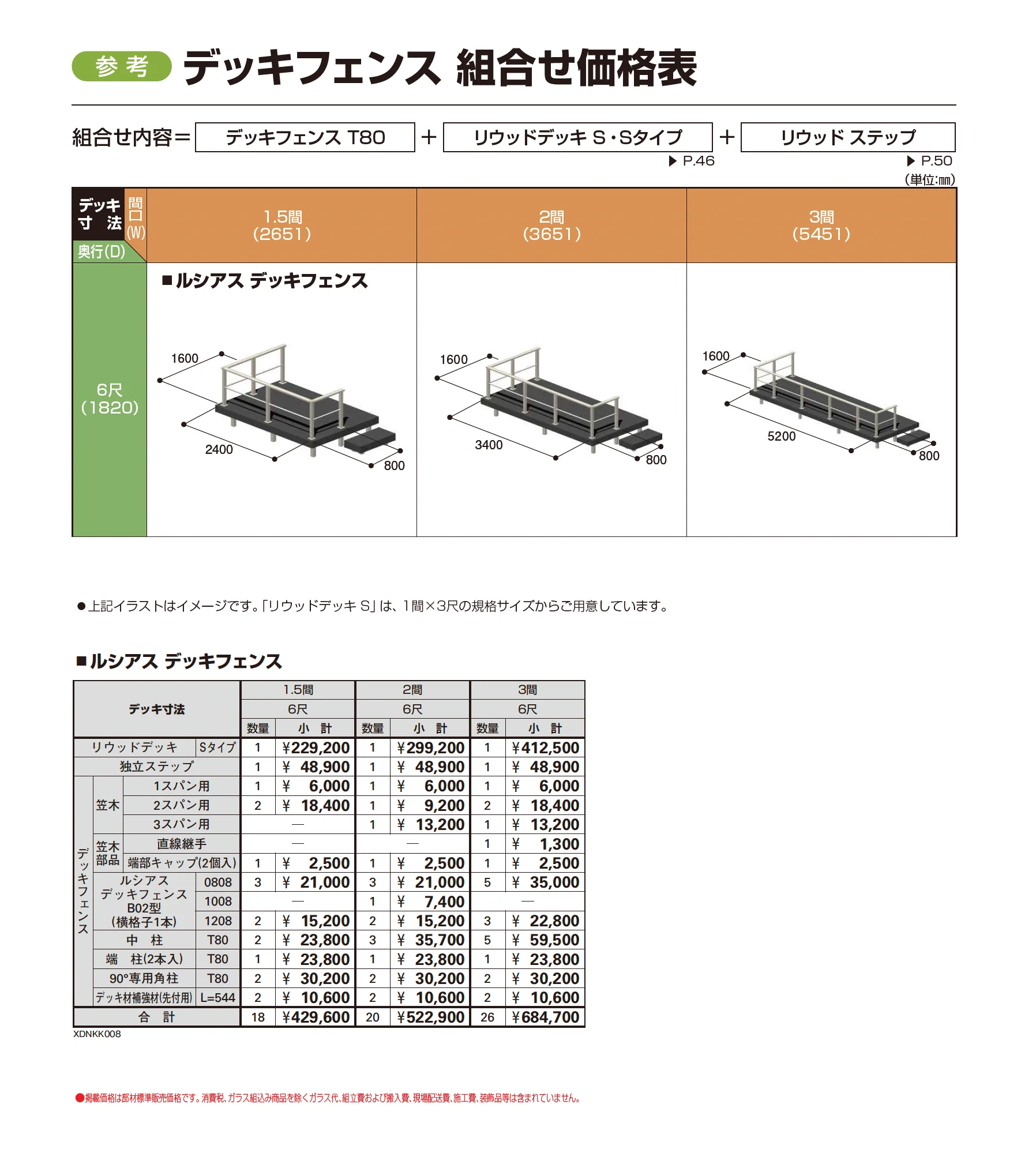 ルシアス デッキフェンス A03型【2026年1月発売】【2025年版】_価格_4