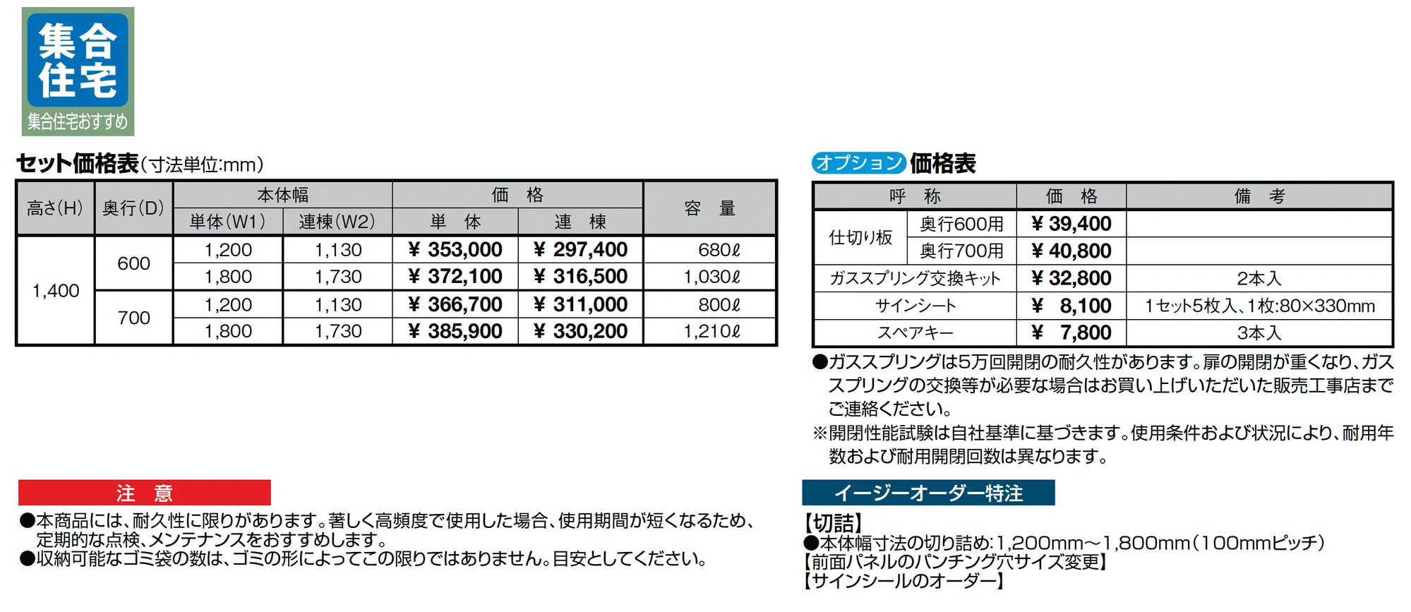 ゴミ収納庫 PB型_価格_1