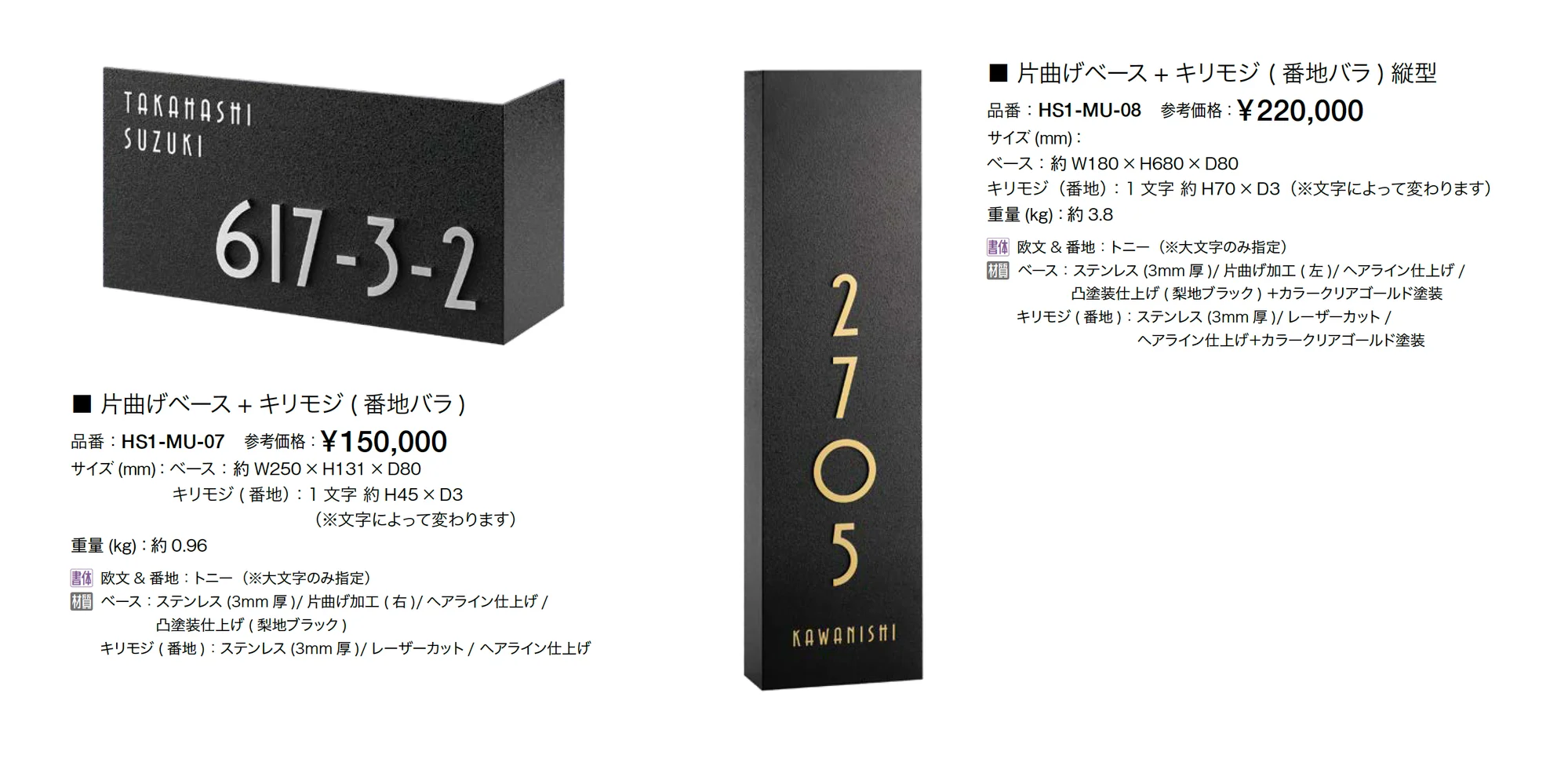 ムゲン テイラーサイン・ナンバー_価格_2