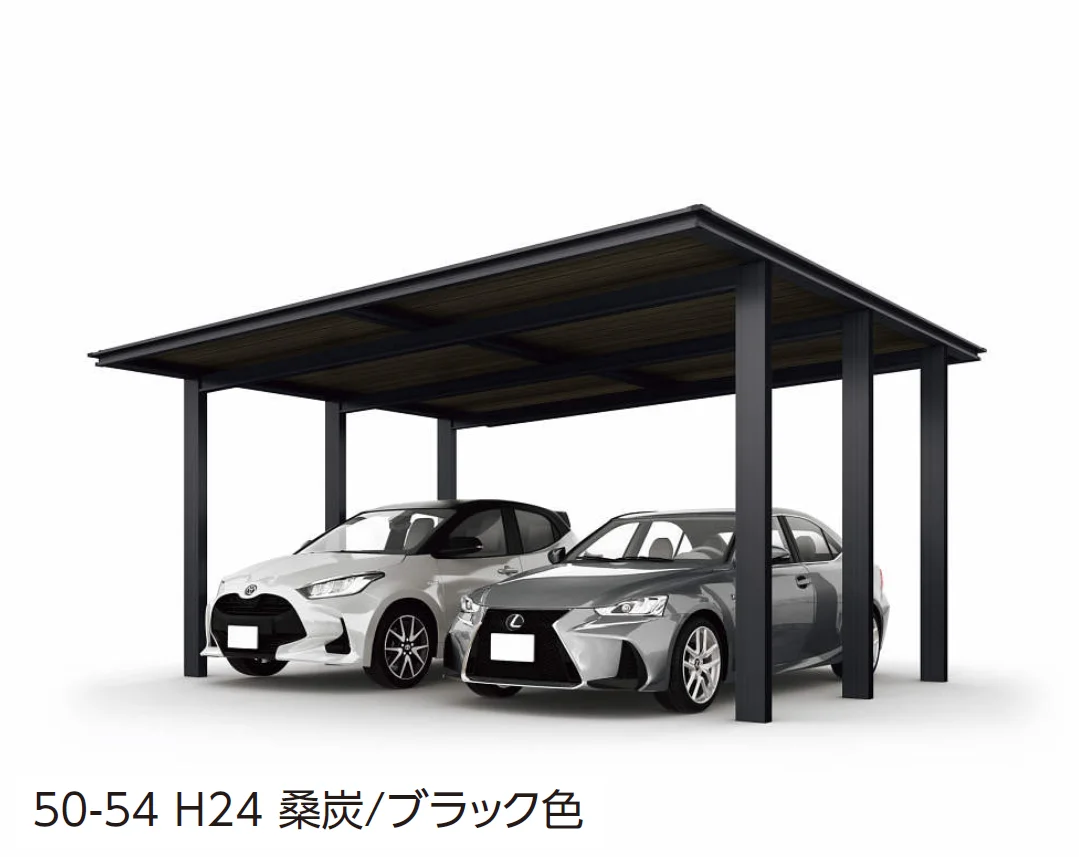 YKK APの「ルシアス カーポート 1500タイプ 2台用 (単体/奥行連結)【2025年版】【廃番】」のサブ画像9