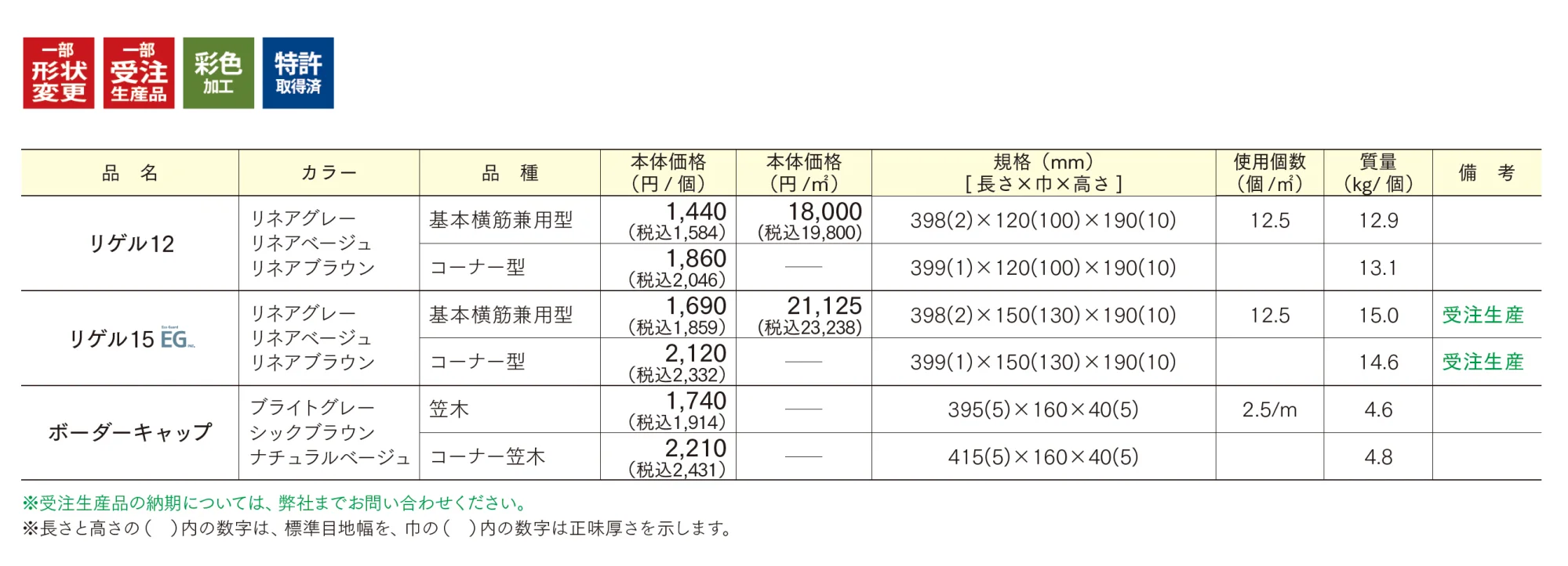 リゲル 12/15【2025年版】_価格_1