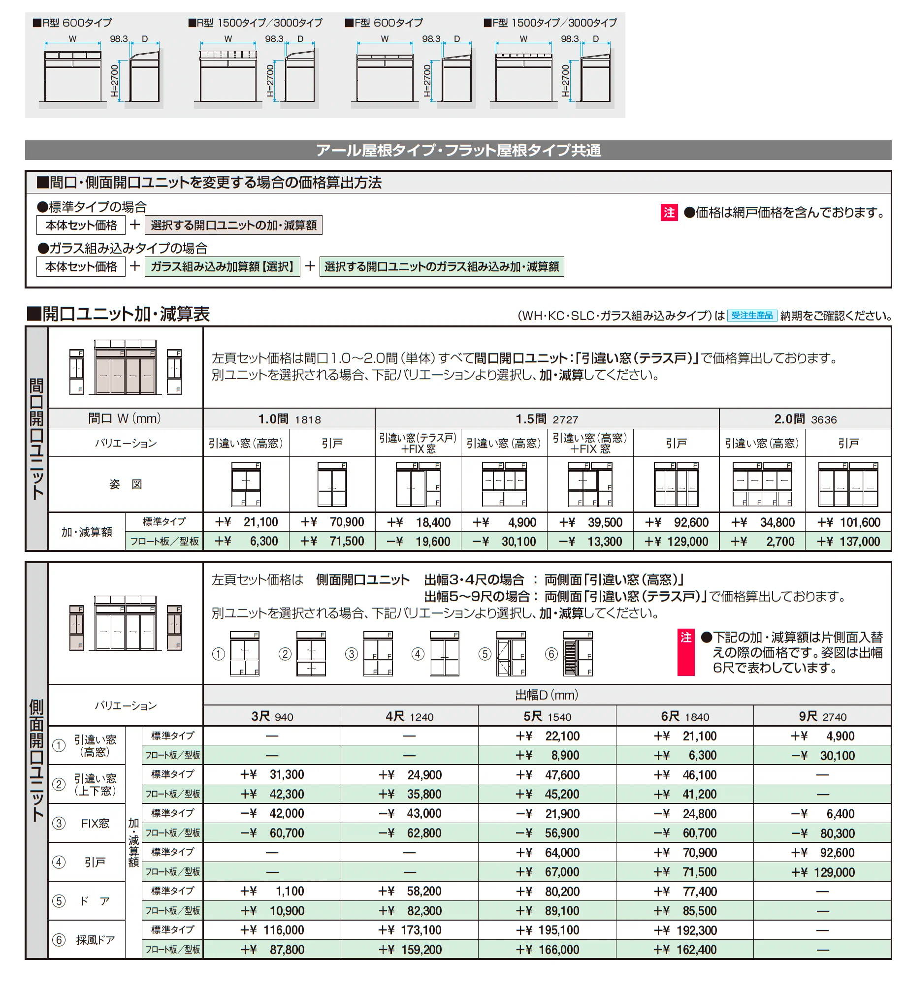 晴れもようwith(土間仕様/ランマ付き H22サイズ 関東間)_価格_2