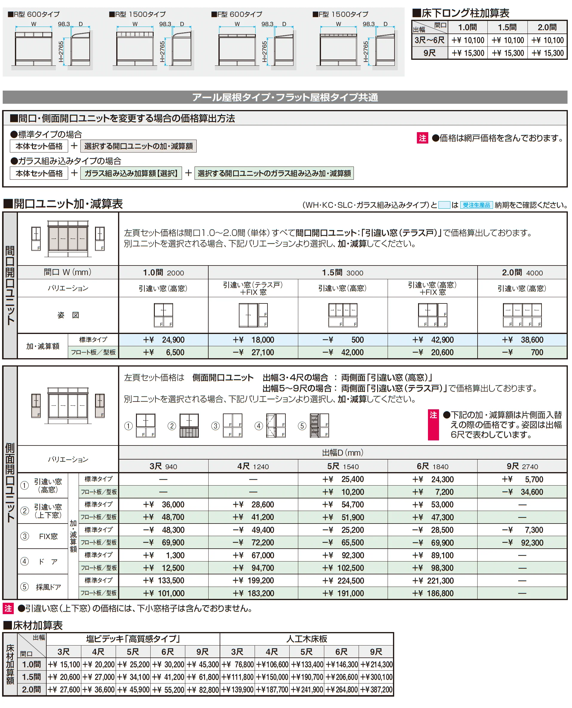 晴れもようwith(床仕様/ランマなし H22サイズ メーターモジュール )_価格_2