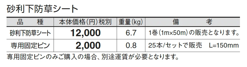砂利下防草シート_価格_1