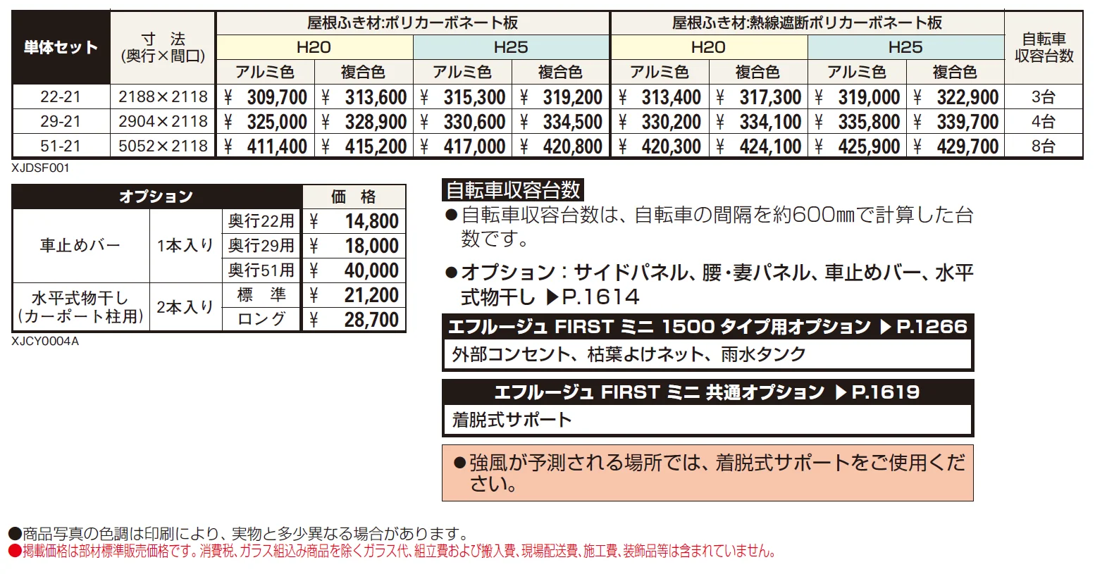 エフルージュ FIRST ミニ 1500タイプ 単体セット【2024年版】_価格_1