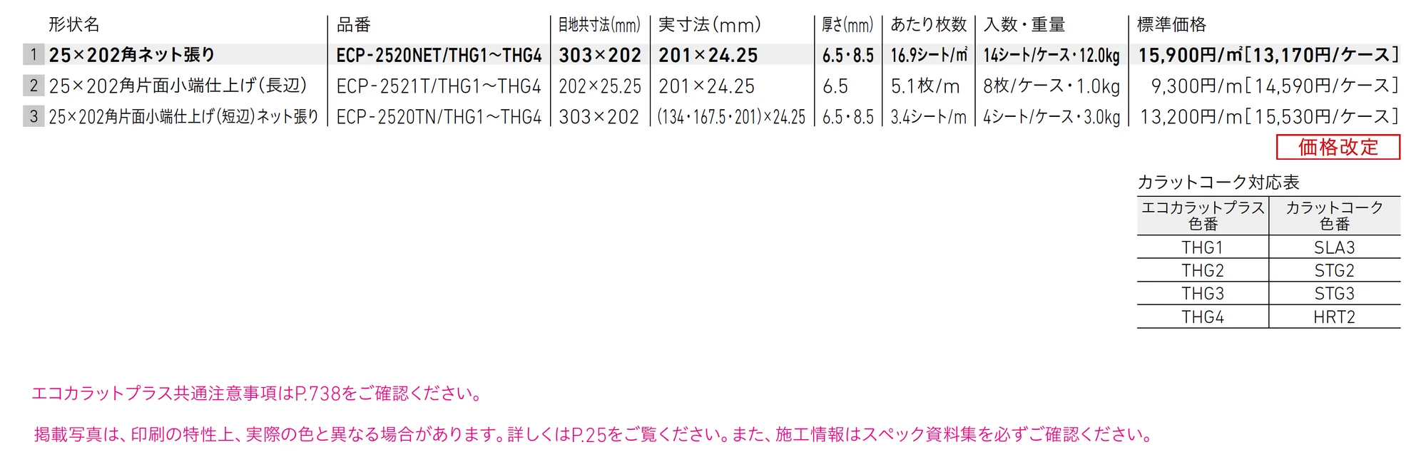 エコカラットプラス シングレース_価格_1