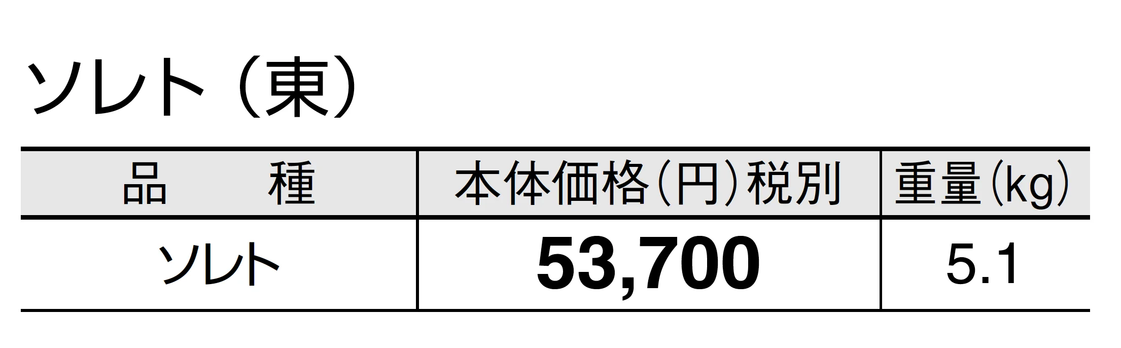ソレト_価格_1