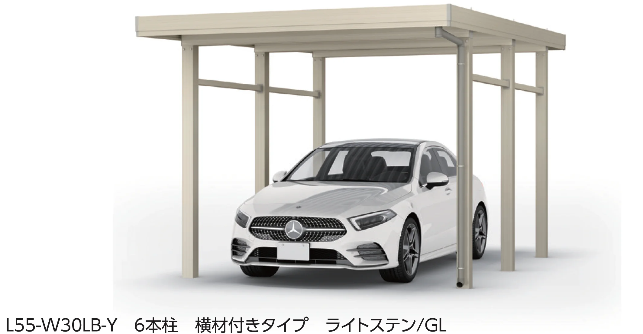 大仙の「SSポートGⅢ 積雪150cm Aタイプ・Bタイプ基本セット/1台用【2025年版】」のサブ画像1
