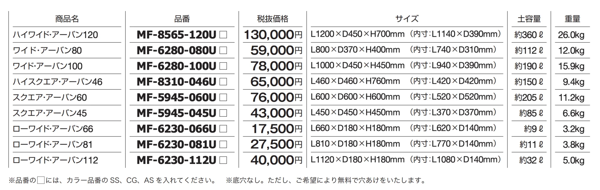 マリンファイバープランター【2024年版】_価格_1