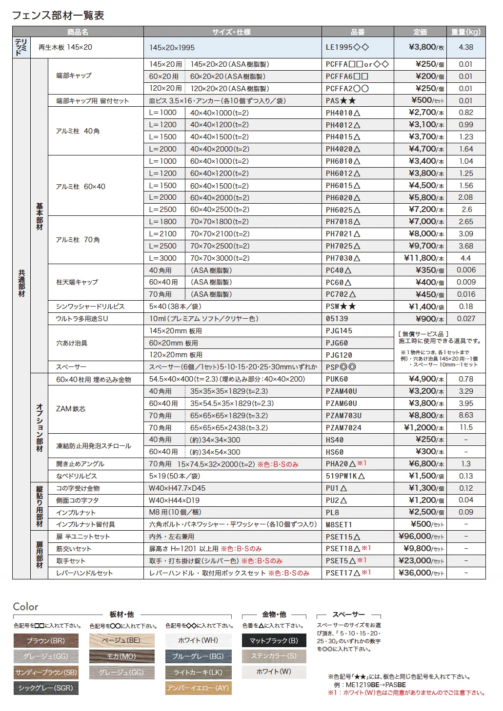 エコモックフェンス リミテッドエディション【2024年版】_価格_2