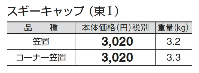 スギーキャップ_価格_1