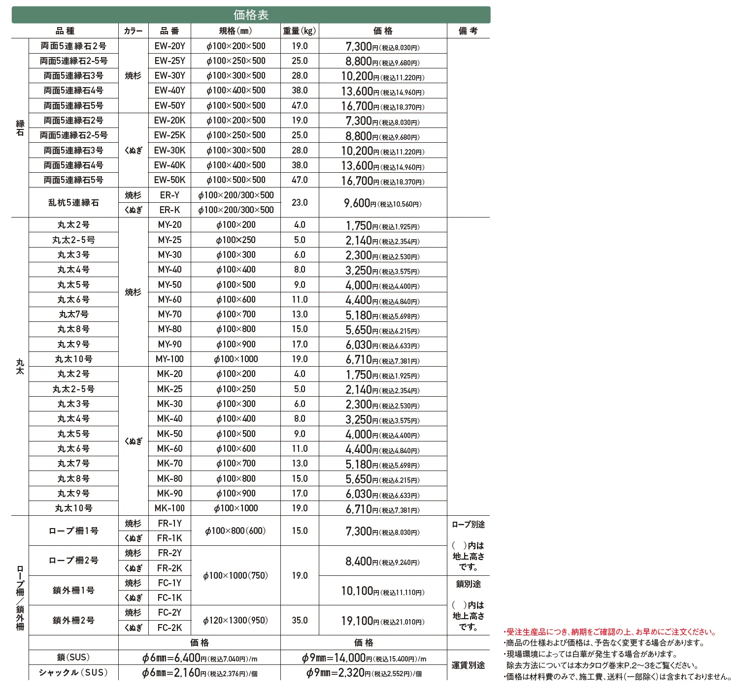 擬木【2024年版】_価格_1
