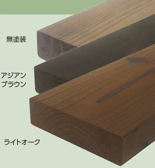 タカショーの「タンモクデッキセット/デッキ手摺り/ステップ【2024年版】」