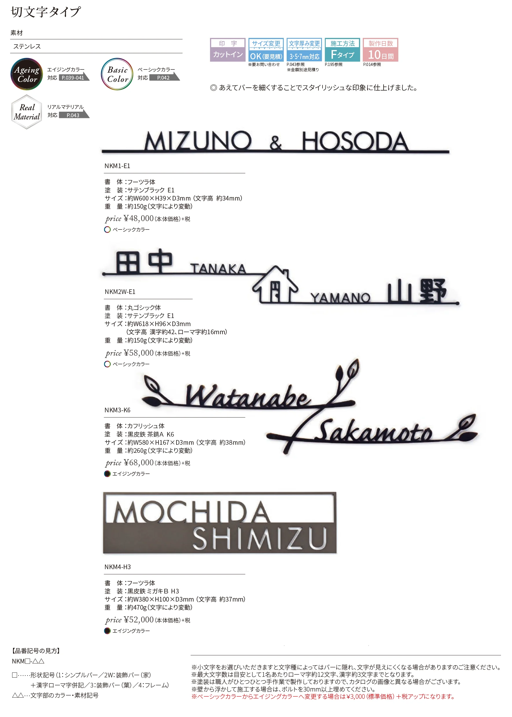 for 2世帯 切文字タイプ_価格_1