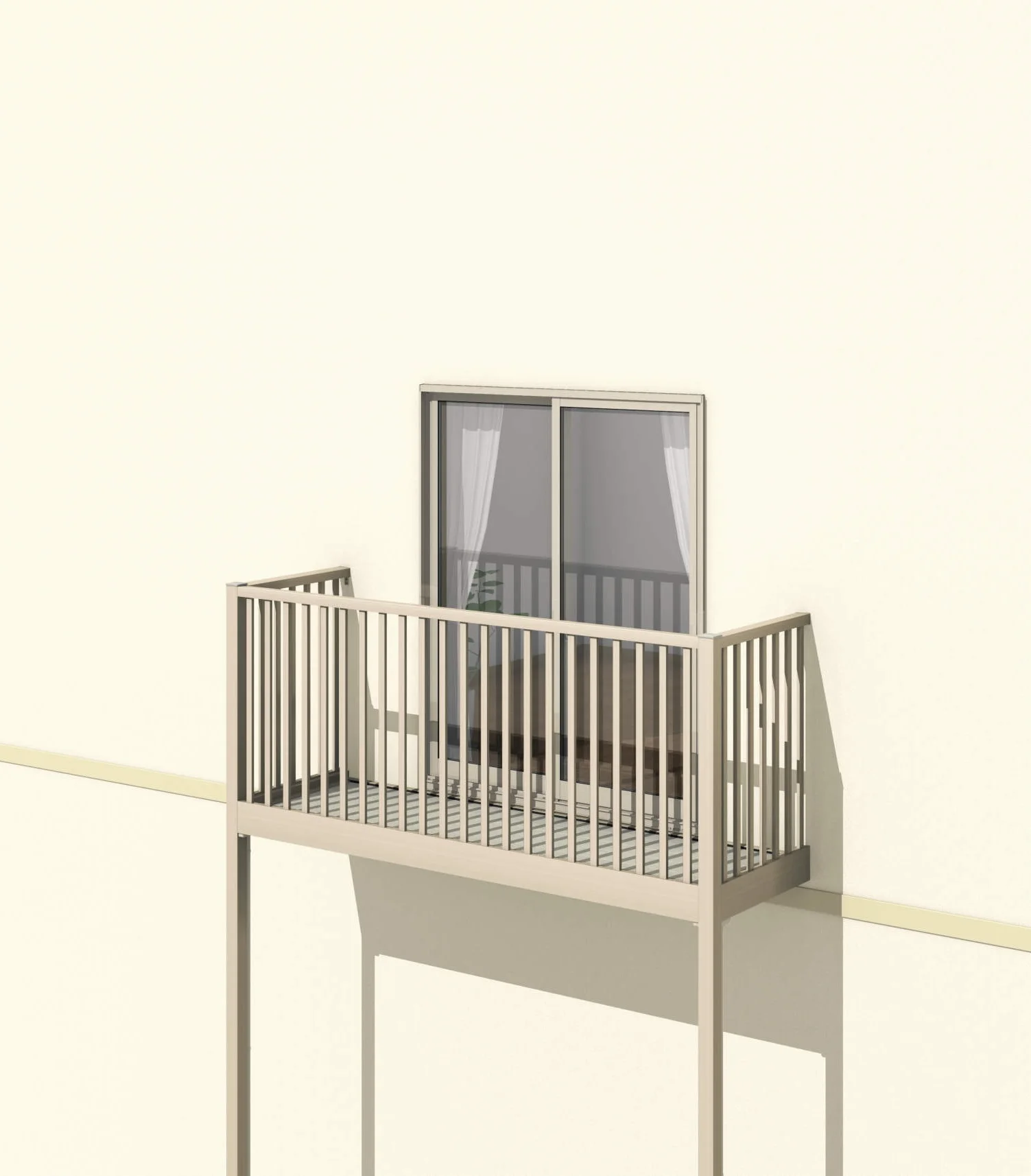 三協アルミの「オルネ(柱建て式 たて太格子)」