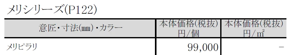 メリシリーズ メリピラリ【2024年版】_価格_1