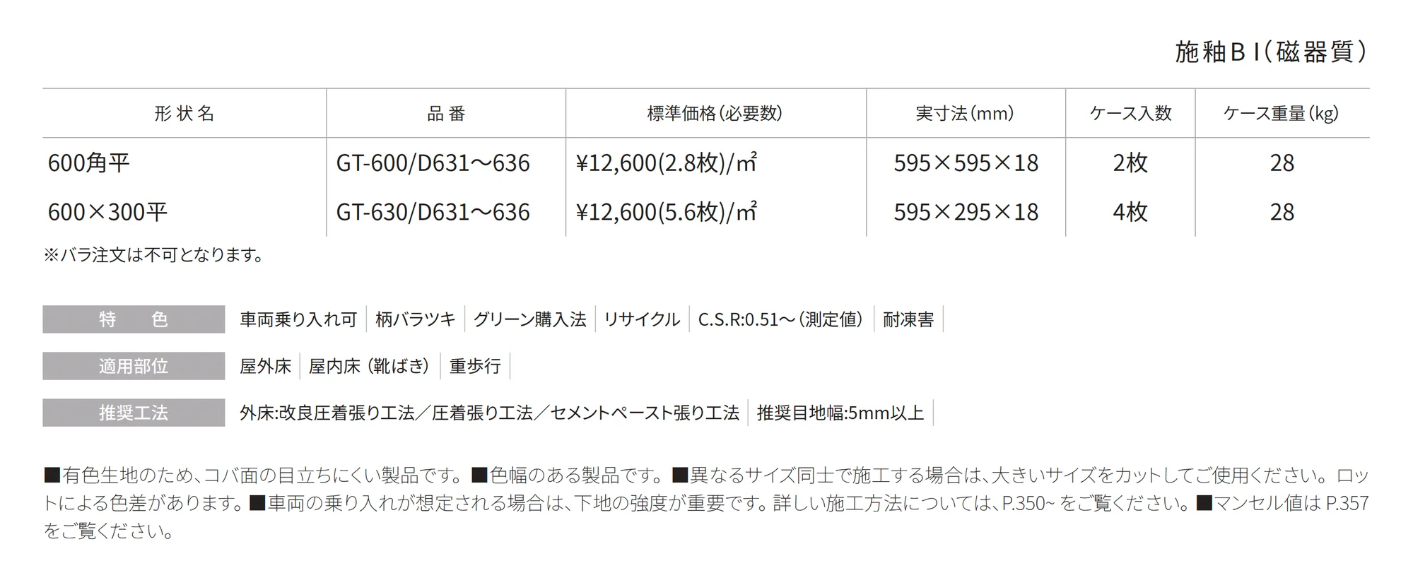 グラニティ(グラン舗石) Granity_価格_1