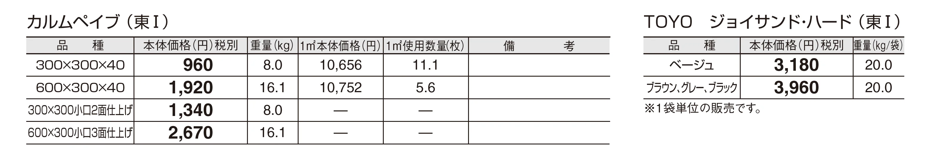 カルムペイブ_価格_1