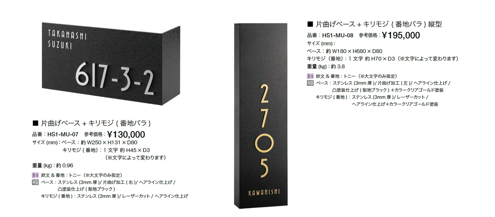 ムゲン テイラーサイン・ナンバー_価格_2