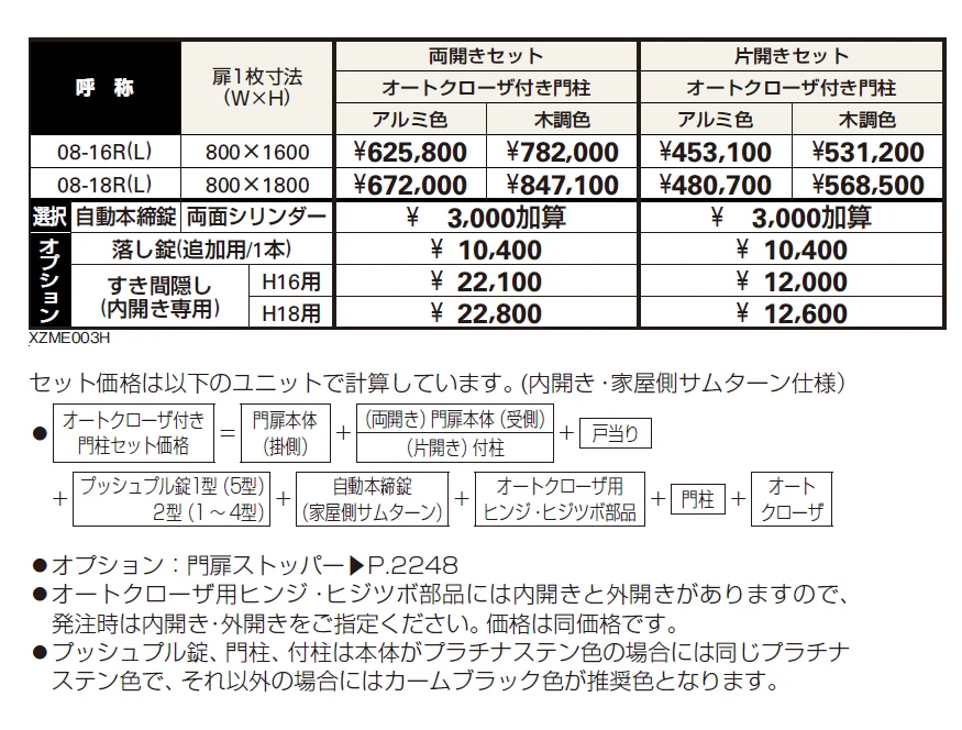 〔共用門扉〕エクスティアラ 門扉5型【2024年版】_価格_1