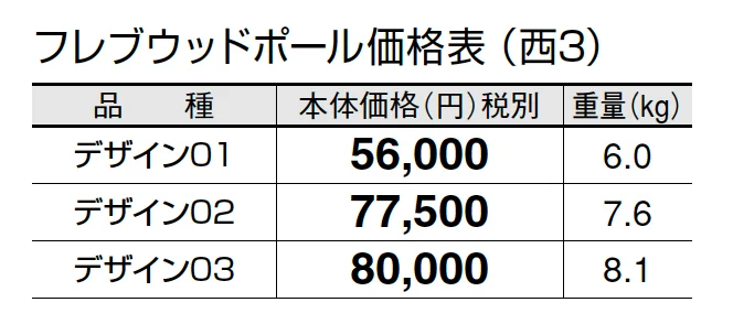 フレブウッドポール【2024年版】_価格_5