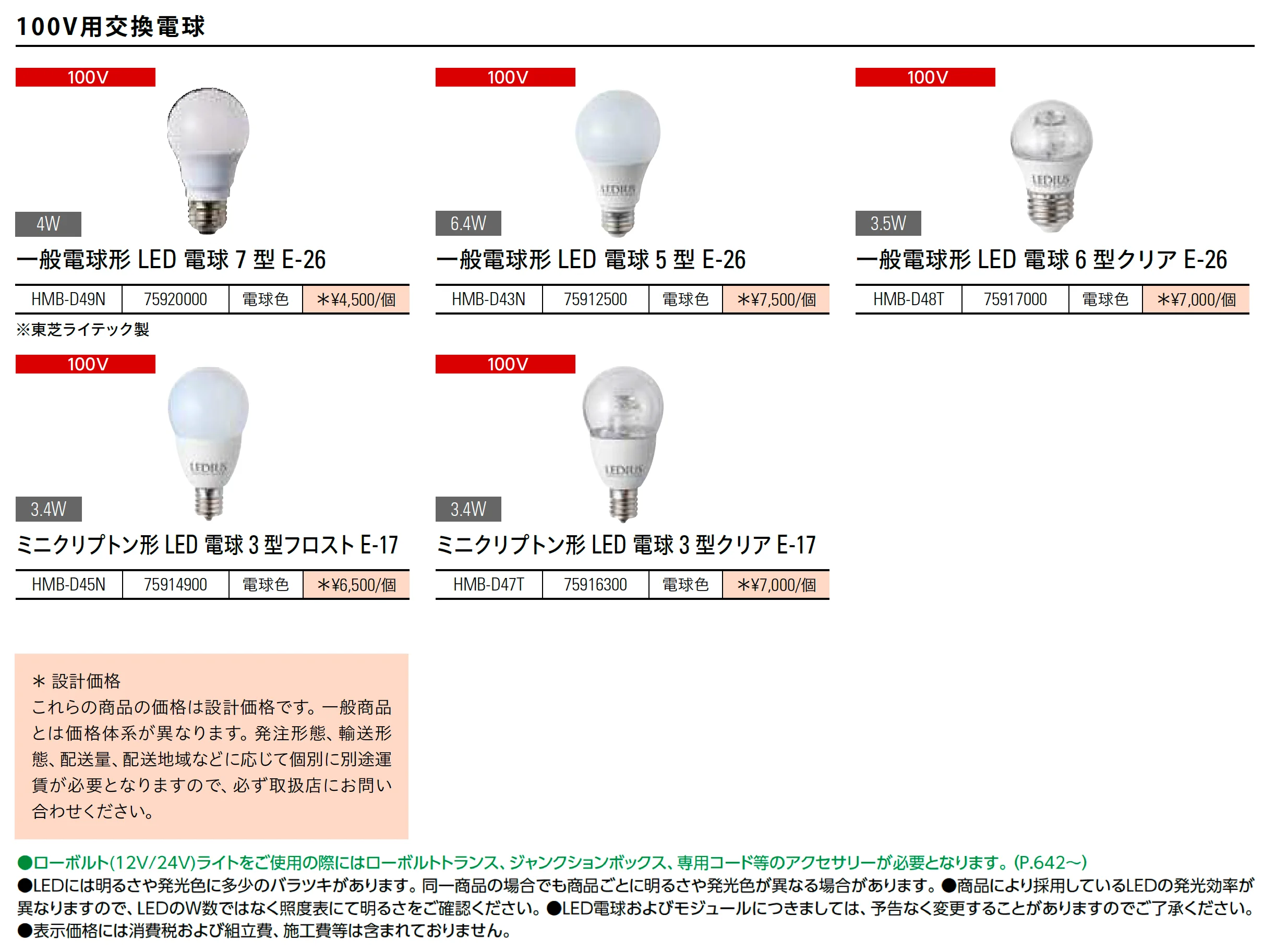 100V用交換電球【2026年版】_価格_1