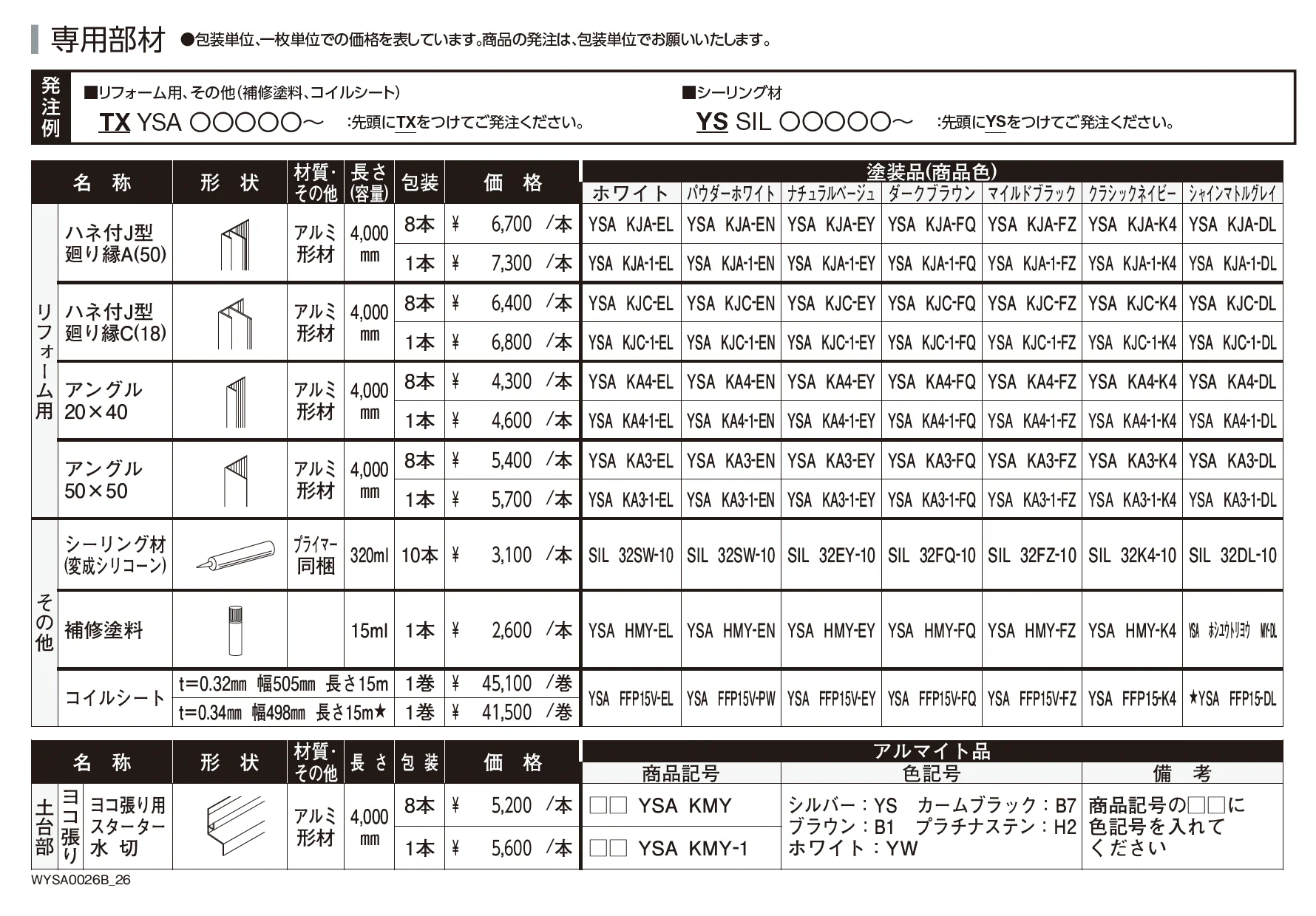 アルカベール シャインウォール S2型_価格_3