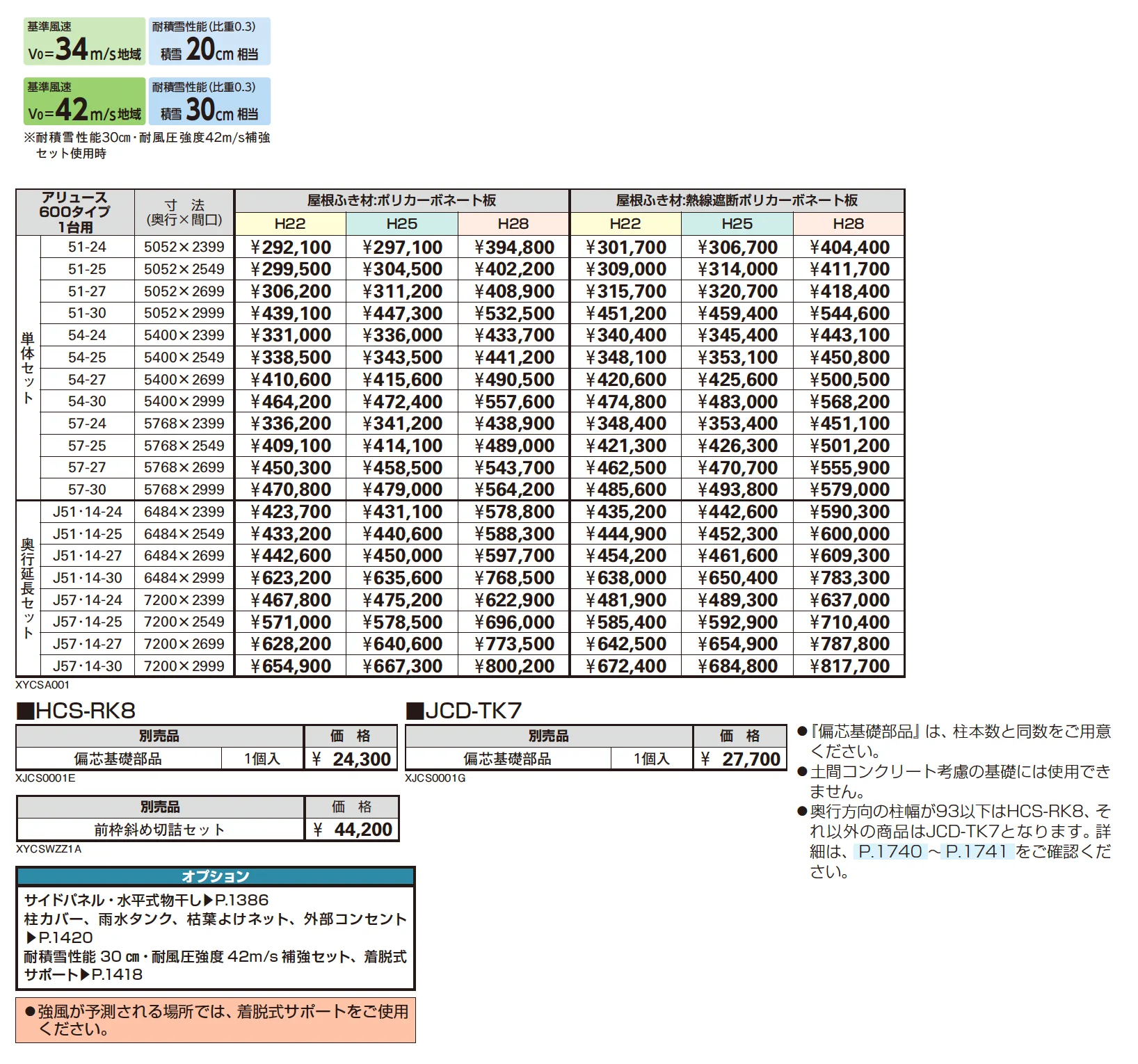 アリュース 600タイプ 1台用 (単体/奥行延長)【2025年版】_価格_1