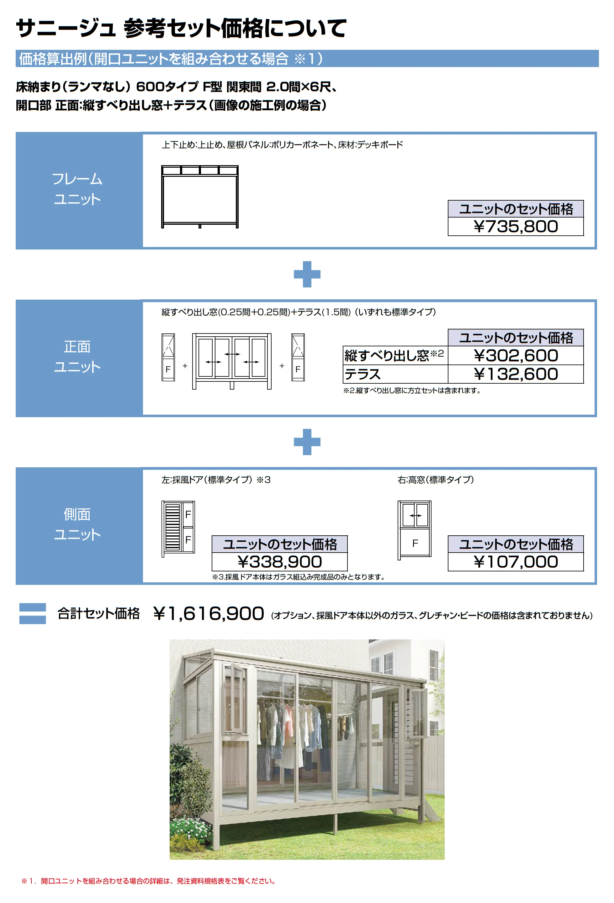 サニージュ R型 土間納まり メーター_価格_10