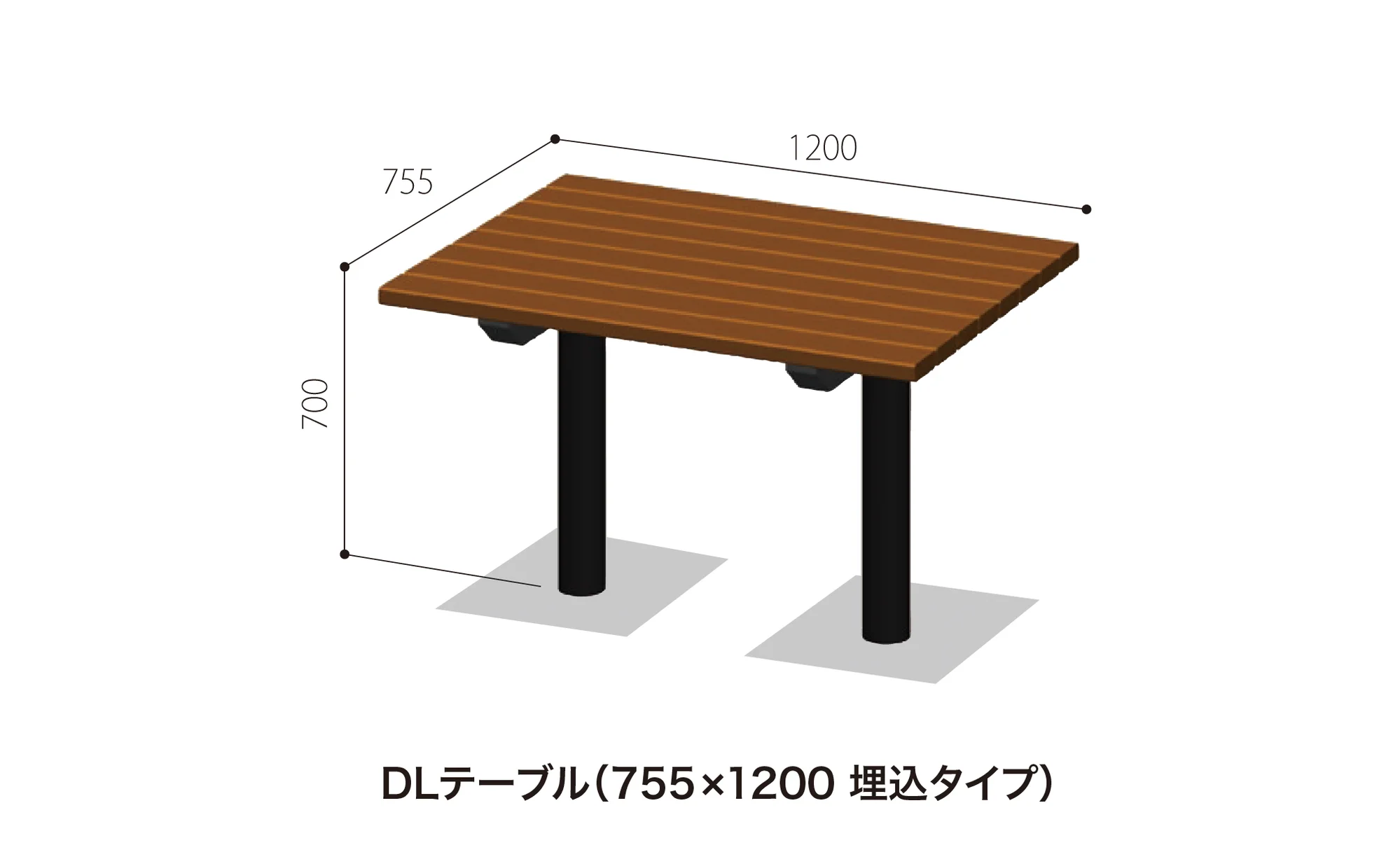 ゆとりの「DLテーブル」のサブ画像3
