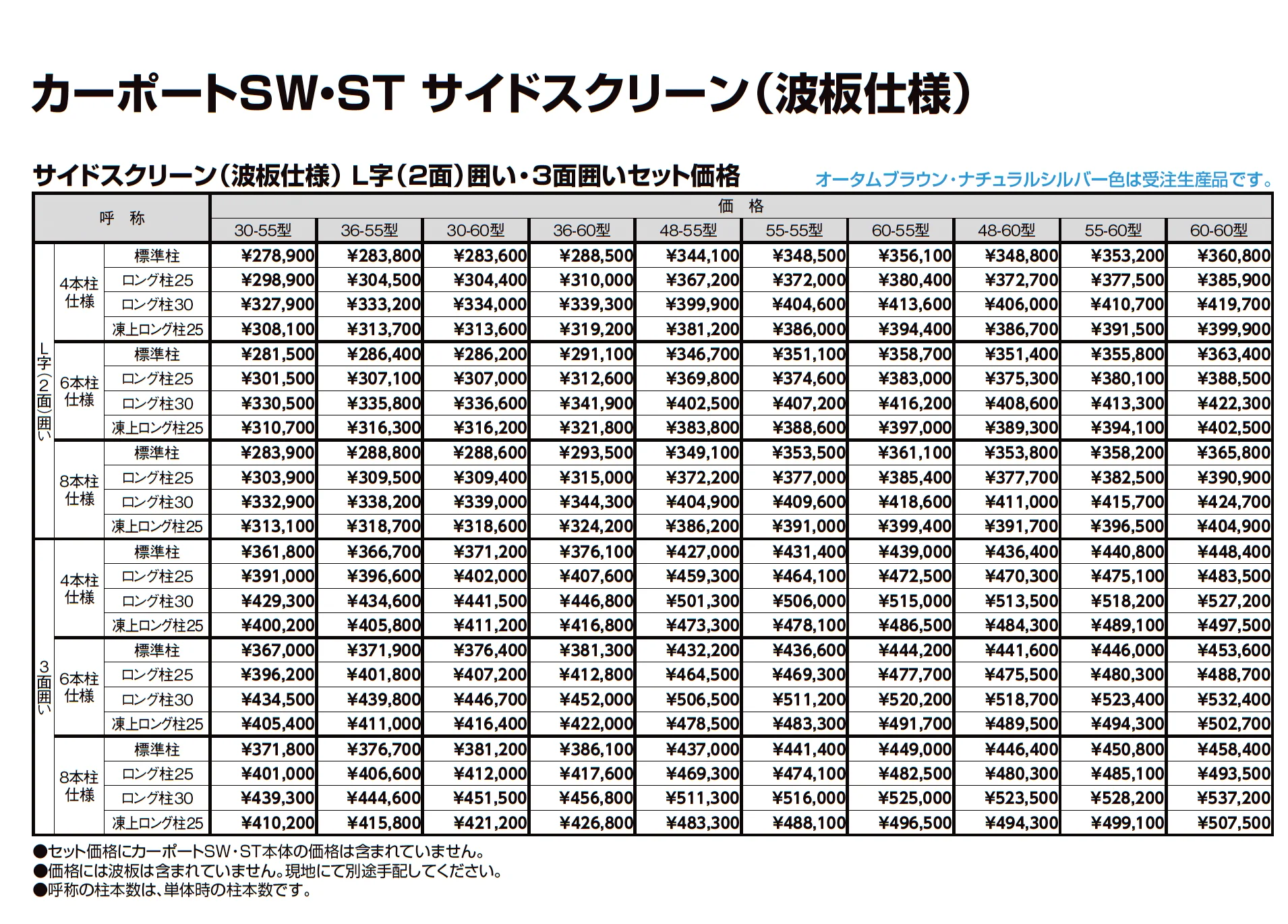 カーポートSW 1500タイプ 1台用_価格_6