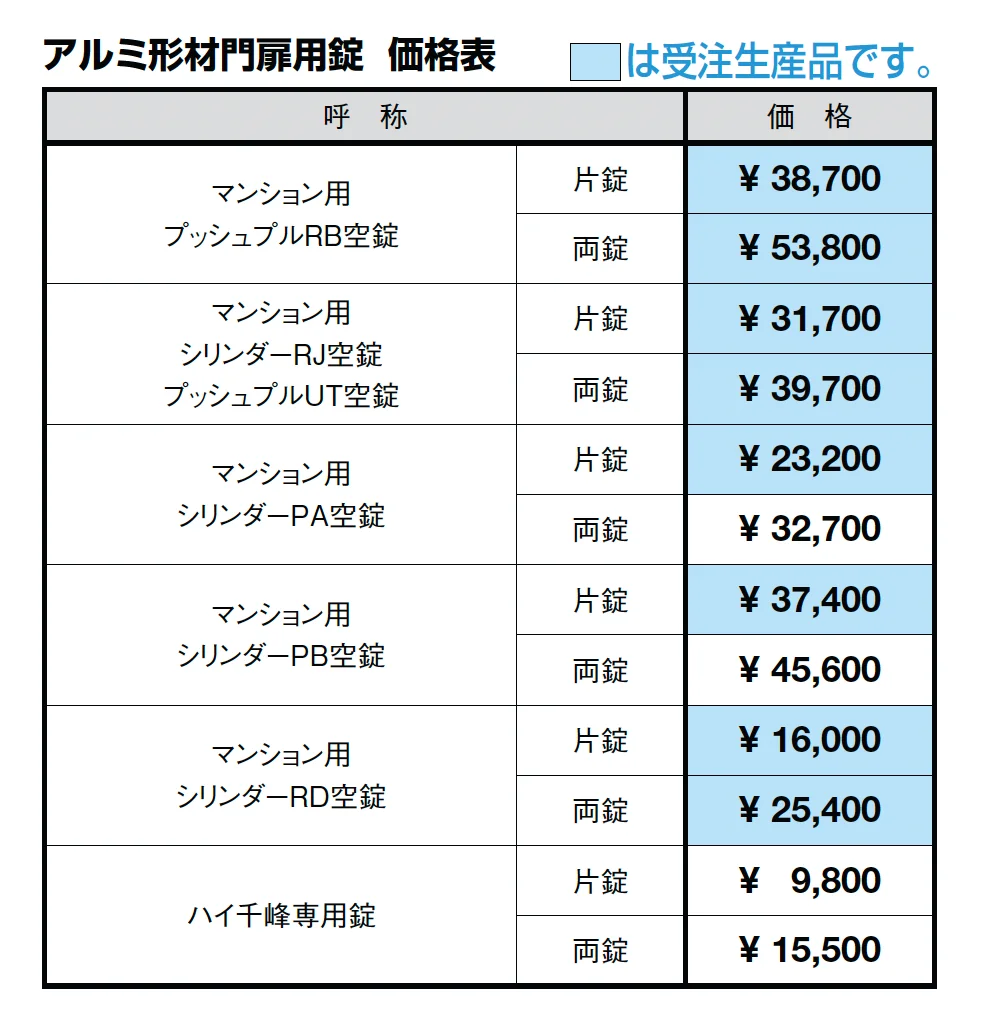ライシス門扉 8型_価格_3