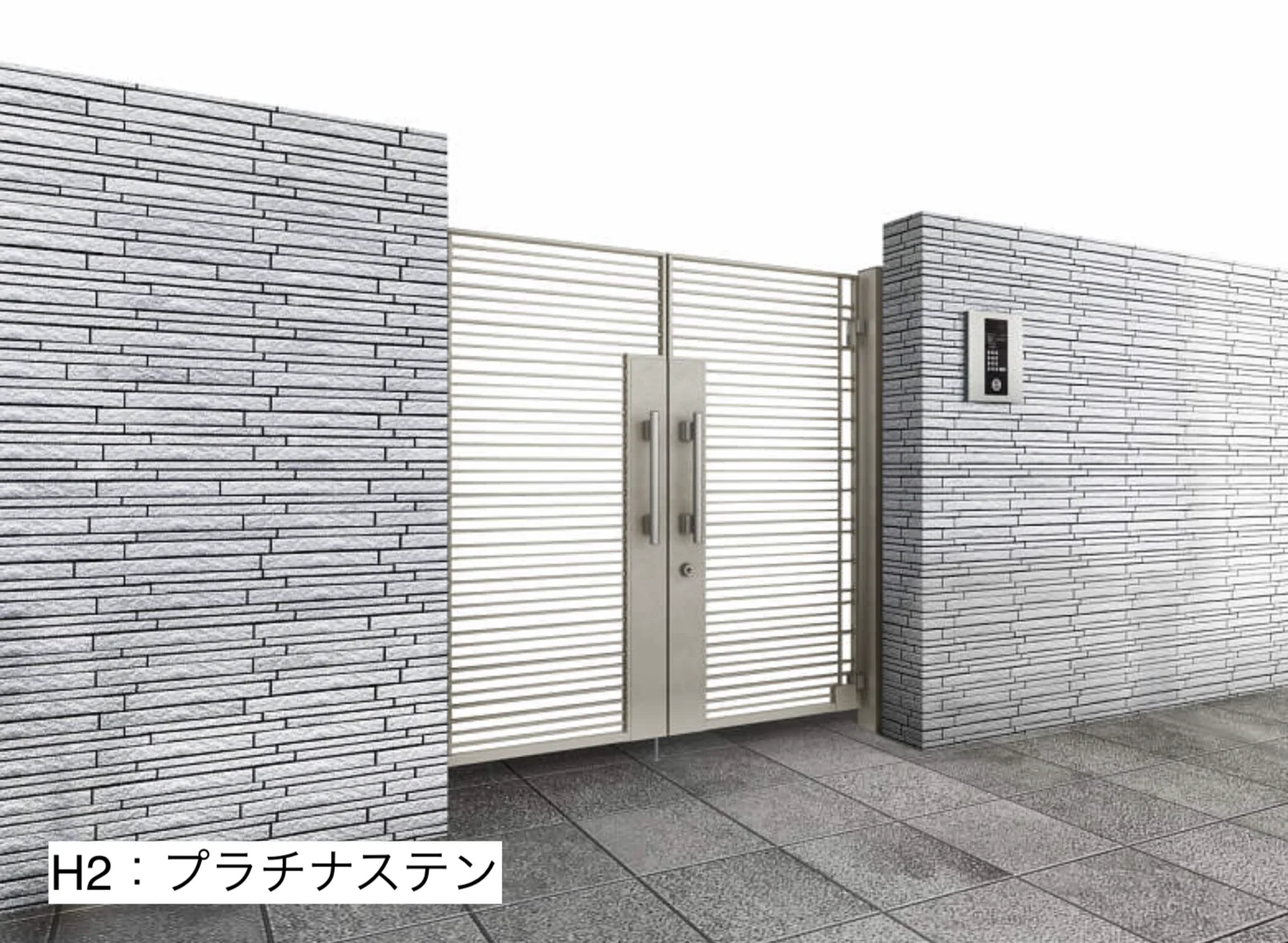 YKK APの「電気錠付共用門扉 シャローネ 門扉 SA01型【2025年版】」のサブ画像4