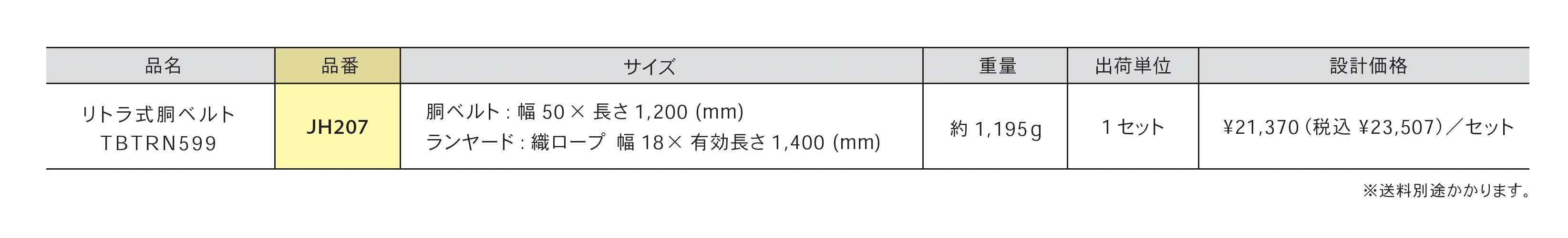 戸建住宅現場搬入用 安全帯_価格_1