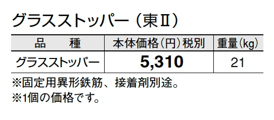 グラスストッパー(タイヤ止め)【2025年版】_価格_2