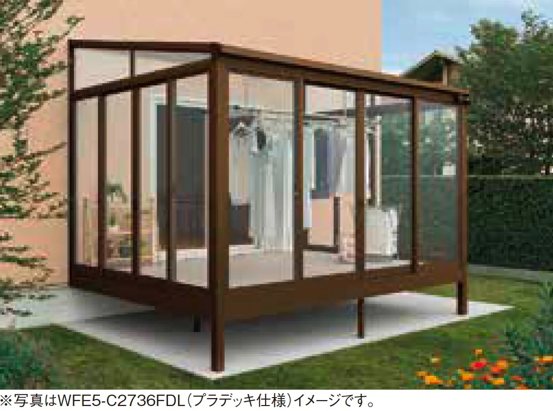 大仙の「ソレイドテラス囲い ノーマルサッシ(ランマなし)【床仕様】【2025年版】」のサブ画像1