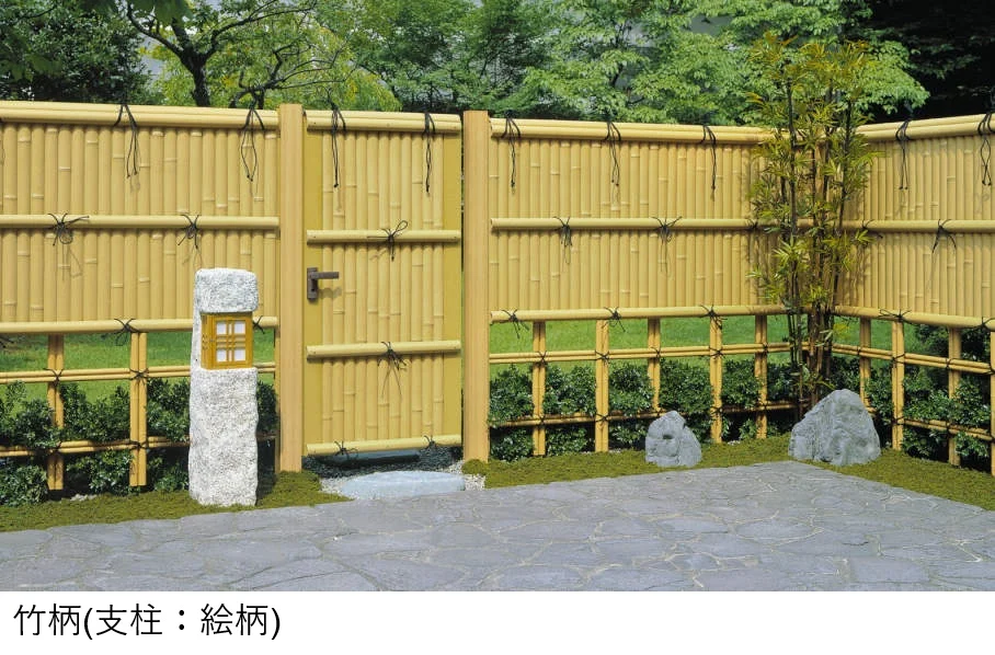 三協アルミの「紗更 建仁寺垣＋四ツ目垣（独立施工タイプ）【2024年版】」のサブ画像1
