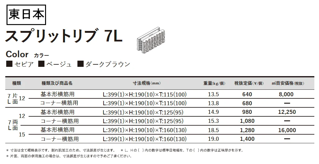 スプリットリブ 7L【2023年版】_価格_1