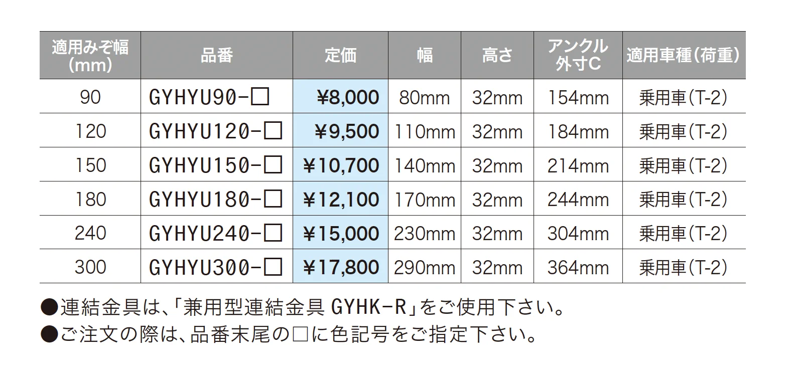 景観グレーチング(HYUシリーズ)【2024年版】_価格_1