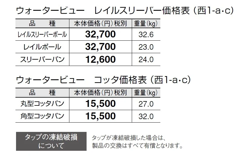 ウォータービュー レイルスリーパー【2024年版】_価格_3