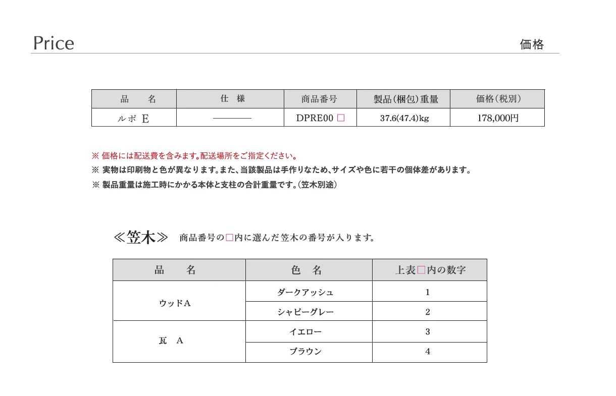 ルポ E_価格_1