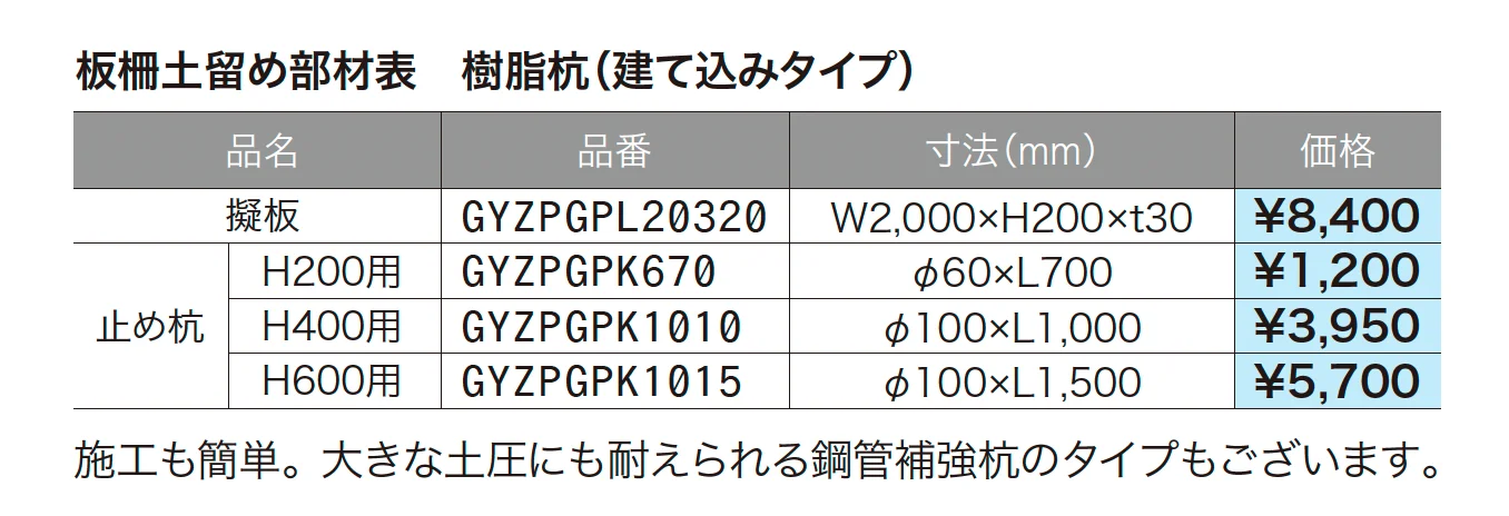板柵土留_価格_1