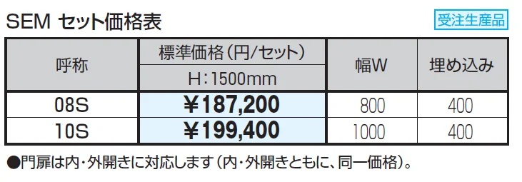 ランディーナ用袖門扉2型【2024年版】_価格_1