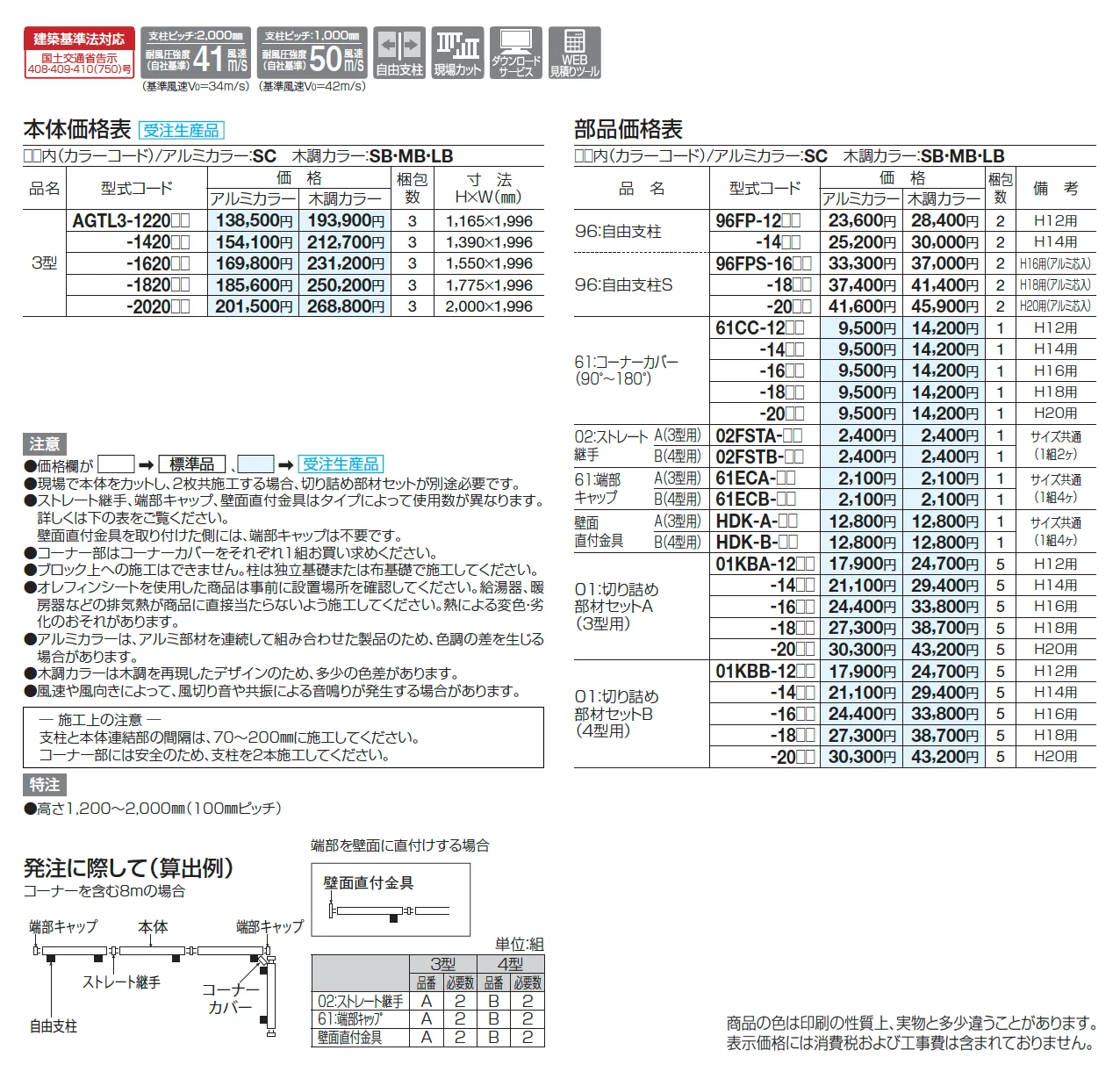 アレグリアフェンスTL3型【2025年版】_価格_1