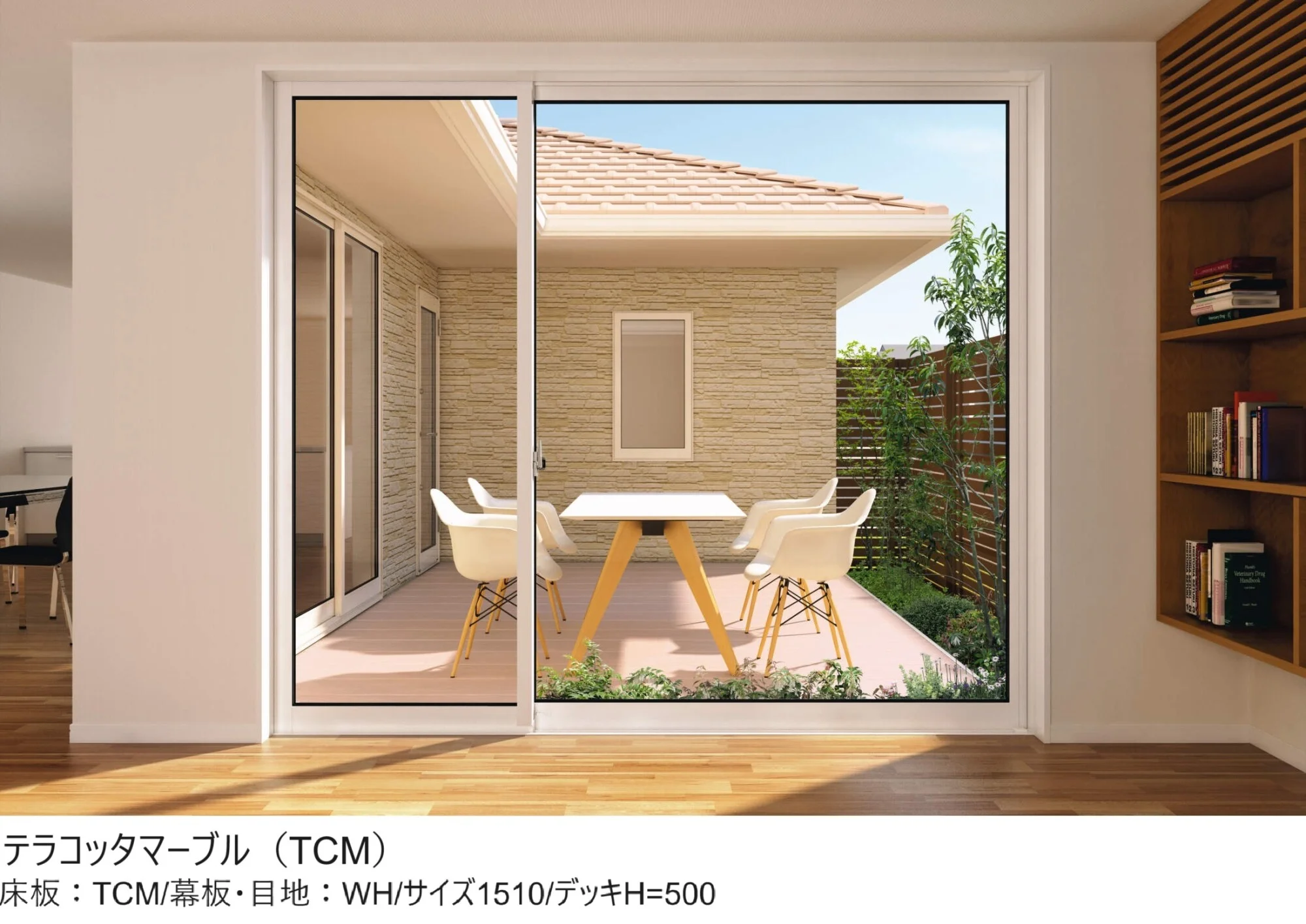 三協アルミの「ラステラ (標準納まり／フロア本体 ダブルフレームタイプ)【2024年版】」のサブ画像2