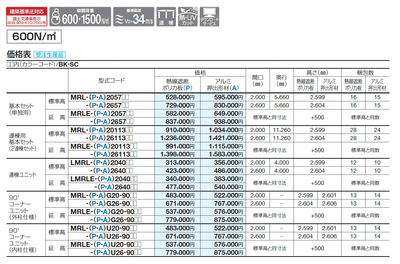 メリールーフLタイプ 600N/㎡【2025年版】_価格_2
