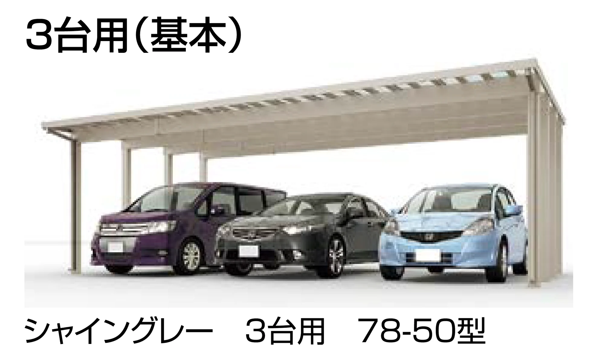 LIXILの「ソルディーポート 3000 3台用」