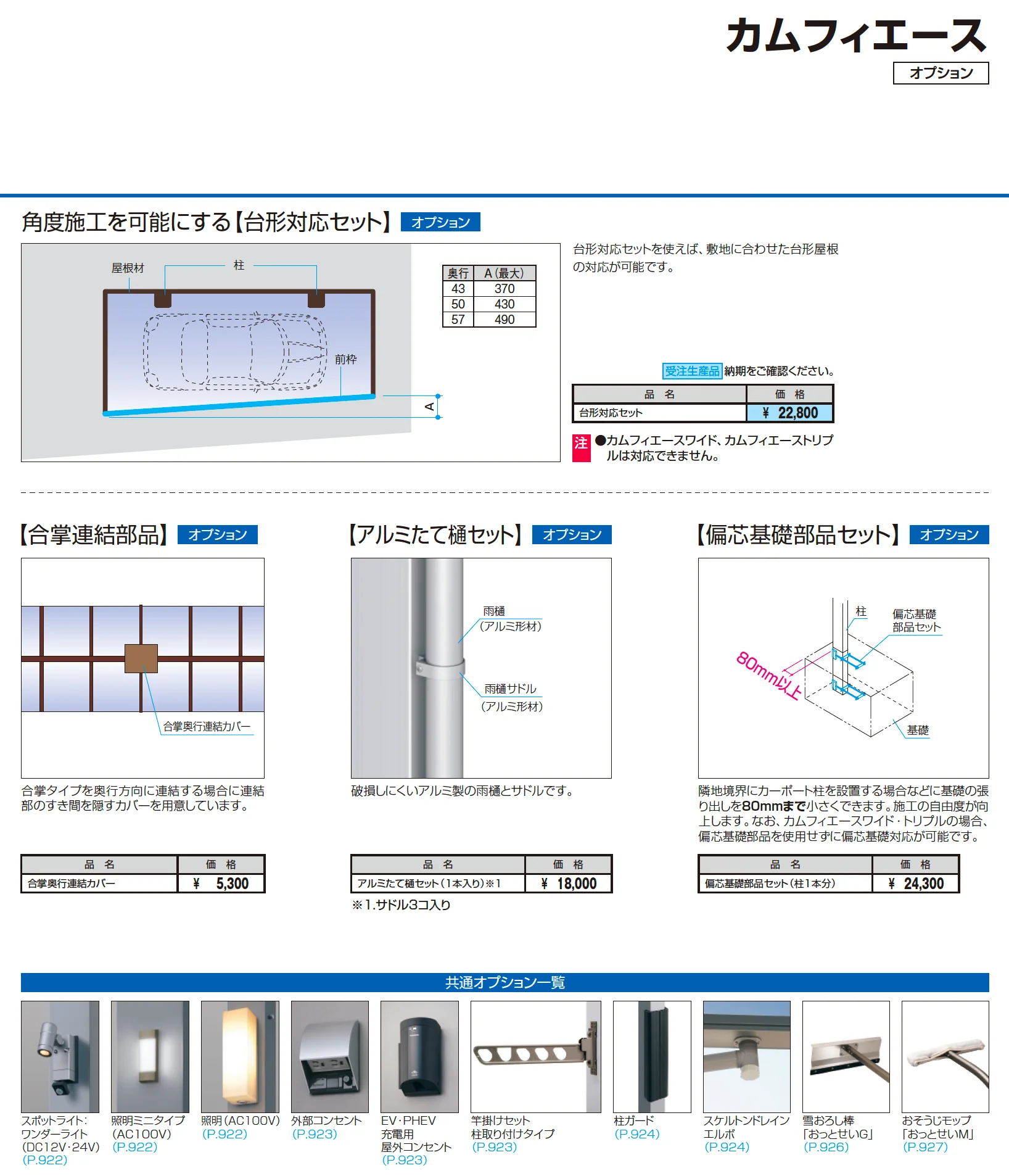 カムフィエース(基本)_価格_4