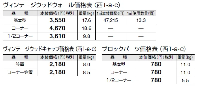ヴィンテージウッドウォール【2024年版】_価格_3