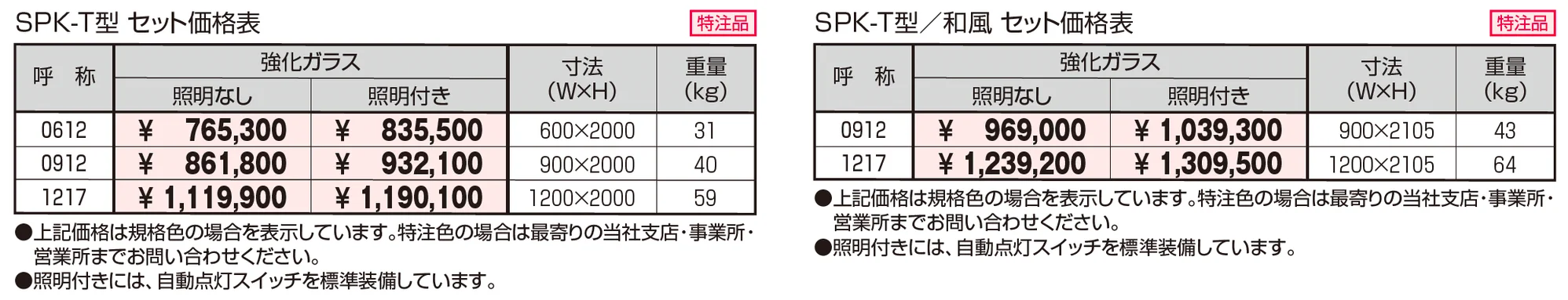 アルミ掲示板 横開きタイプ SPK-T型/和風【2025年10月価格改訂版】_価格_1